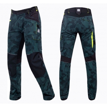 Spodnie robocze do pasa Creatron niebieskie H6636 / H6634 Ardon stretch